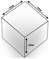 Turm Schaumstoffbausteine Würfel-Bausteinset 90-tlg.